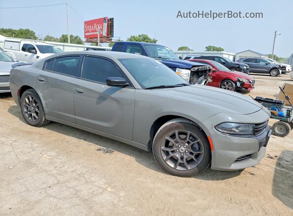 2C3CDXJG9JH307738 2018 DODGE CHARGER Gray Front right