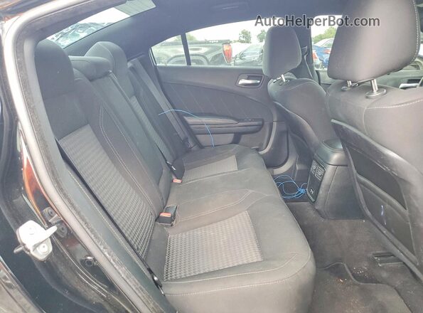 2C3CDXJG9JH316827 2018 DODGE CHARGER Черный Вид задних сидений