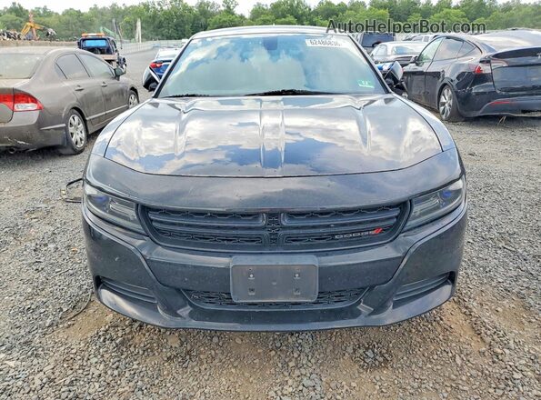 2C3CDXJG9JH316827 2018 DODGE CHARGER Черный Вид спереди