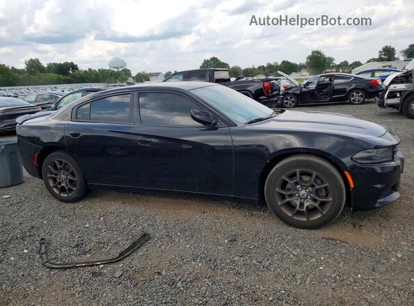 2C3CDXJG9JH316827 2018 DODGE CHARGER Черный Передняя правая четверть