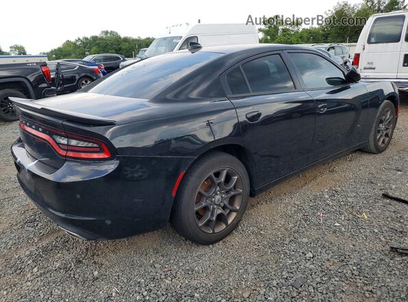 2C3CDXJG9JH316827 2018 DODGE CHARGER Черный Задняя правая четверть