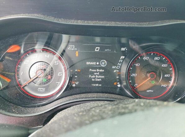 2C3CDXJG9JH316827 2018 DODGE CHARGER Черный Вид щитка приборов
