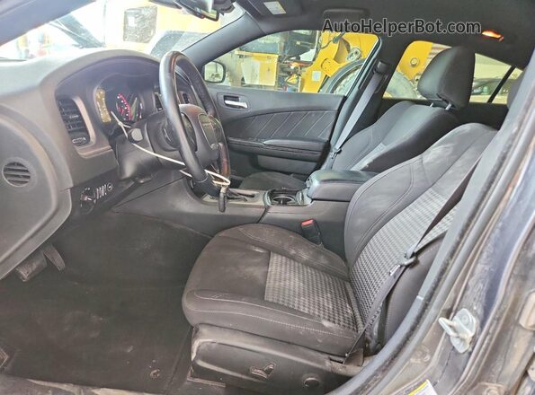 2C3CDXJG9PH657752 2023 DODGE CHARGER Gray წინა სალონის ხედი