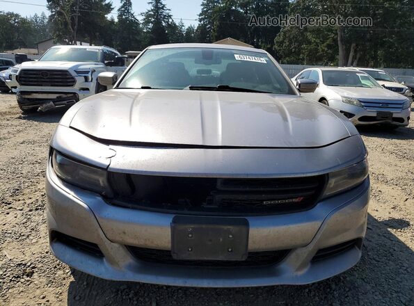 2C3CDXJGXGH206166 2016 DODGE CHARGER Silver Widok z przodu
