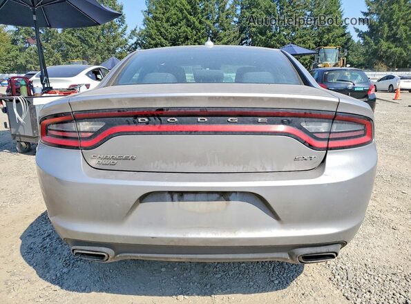 2C3CDXJGXGH206166 2016 DODGE CHARGER Silver Widok z tyłu