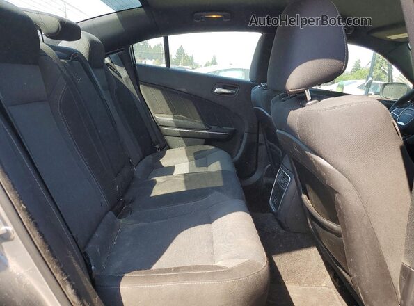 2C3CDXJGXGH206166 2016 DODGE CHARGER Silver Widok tylnych siedzeń