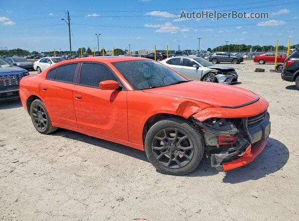2C3CDXJGXHH518134 2017 DODGE CHARGER Orange Առջևի աջ