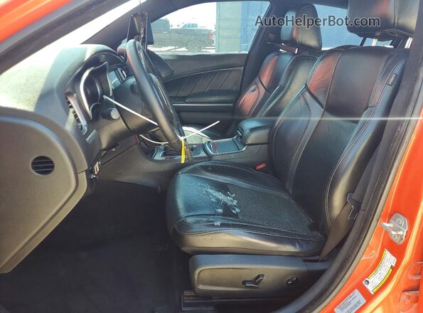 2C3CDXJGXHH518134 2017 DODGE CHARGER Orange Սալոնի դիմացի տեսք