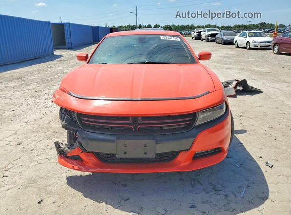 2C3CDXJGXHH518134 2017 DODGE CHARGER Orange Դիմացի տեսք