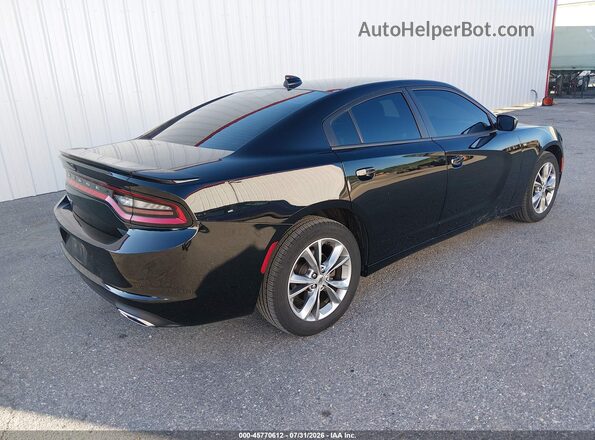 2C3CDXJGXLH205383 2020 DODGE CHARGER Черный Задняя правая четверть