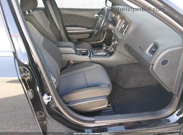 2C3CDXJGXLH205383 2020 DODGE CHARGER Черный Вид салона спереди