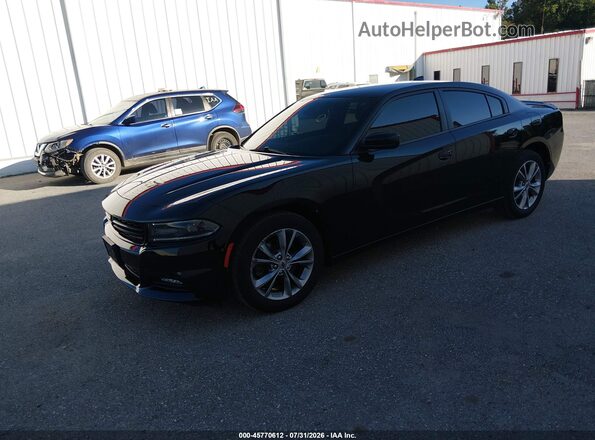 2C3CDXJGXLH205383 2020 DODGE CHARGER Черный Передняя левая четверть
