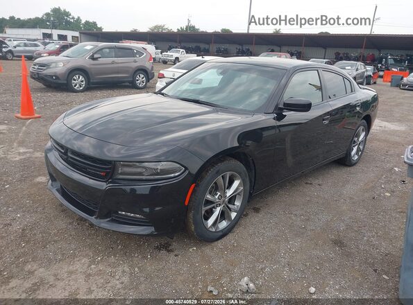 2C3CDXJGXLH242465 2020 DODGE CHARGER Black Vista tres cuartos delantera izquierda