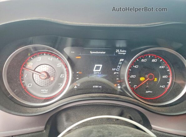 2C3CDXJGXPH567137 2023 DODGE CHARGER Gray Widok zestawu wskaźników