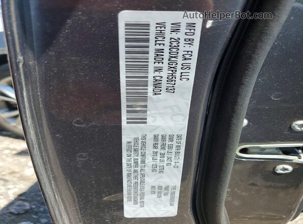 2C3CDXJGXPH567137 2023 DODGE CHARGER Gray Widok komory silnika