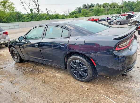 2C3CDXKG5MH557903 2021 DODGE CHARGER Black Trasero izquierdo