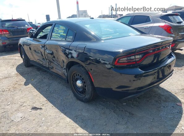 2C3CDXKG9MH580004 2021 DODGE CHARGER Black Հետևի ձախ