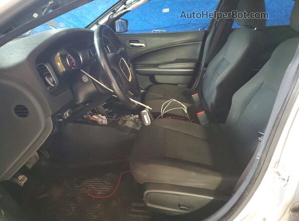 2C3CDXKT1JH214871 2018 DODGE CHARGER White Widok wnętrza z przodu
