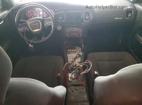 2C3CDXKT1JH214871 2018 DODGE CHARGER White Widok deski rozdzielczej