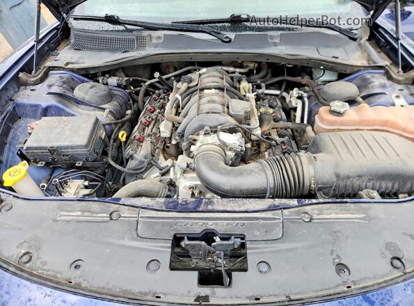 2C3CDXKT2HH632513 2017 DODGE CHARGER Blue Սալոնի հետևի տեսք