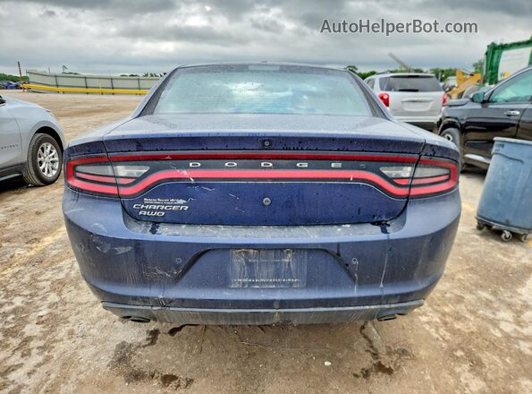 2C3CDXKT2HH632513 2017 DODGE CHARGER Blue Հետևի տեսք
