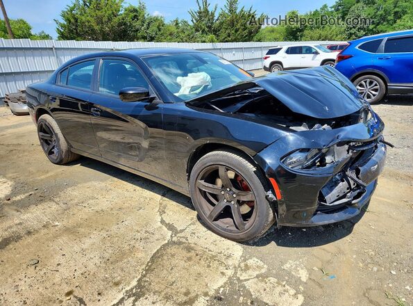 2C3CDXKT2KH555049 2019 DODGE CHARGER Black Front right