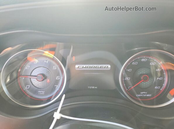 2C3CDXKT3KH647609 2019 DODGE CHARGER Серебряный Вид щитка приборов