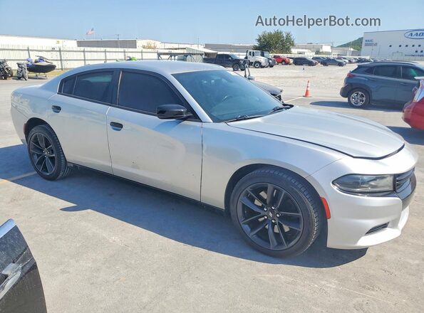 2C3CDXKT3KH647609 2019 DODGE CHARGER Серебряный Передняя правая четверть