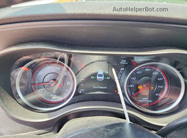 2C3CDXKT3LH141599 2020 DODGE CHARGER Two Tone ხელსაწყოთა პანელის ხედი