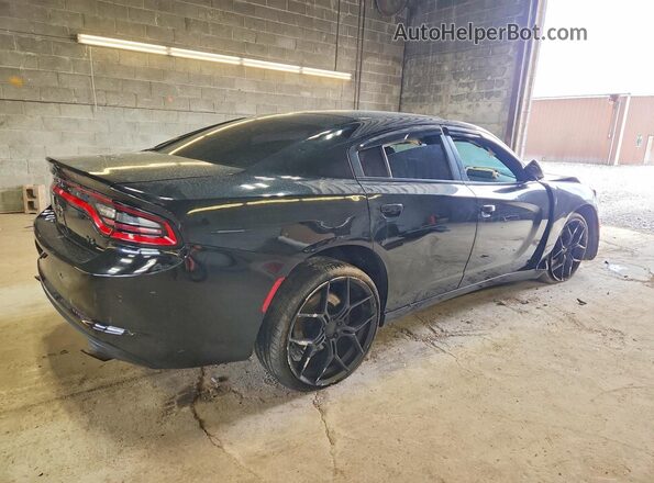 2C3CDXKT4GH282154 2016 DODGE CHARGER Black Tył prawy