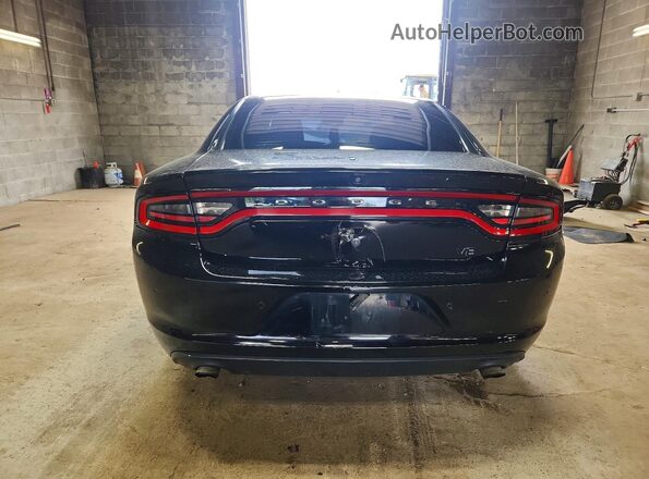 2C3CDXKT4GH282154 2016 DODGE CHARGER Black Widok z tyłu