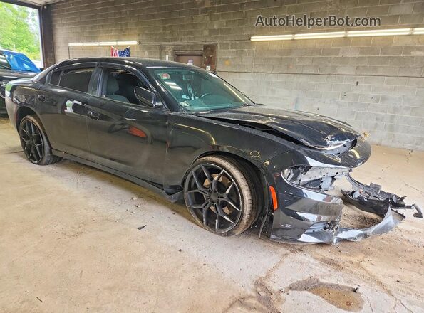 2C3CDXKT4GH282154 2016 DODGE CHARGER Black Przód prawy