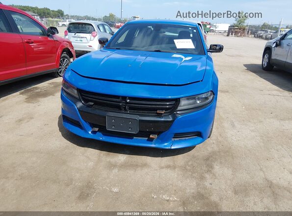 2C3CDXKT4HH579507 2017 DODGE CHARGER Синий Вид щитка приборов