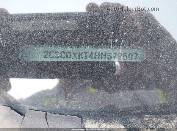 2C3CDXKT4HH579507 2017 DODGE CHARGER Синий Вид подкапотного пространства
