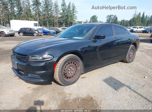2C3CDXKT4JH197936 2018 DODGE CHARGER Черный Передняя левая четверть