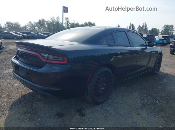 2C3CDXKT4JH197936 2018 DODGE CHARGER Черный Задняя правая четверть