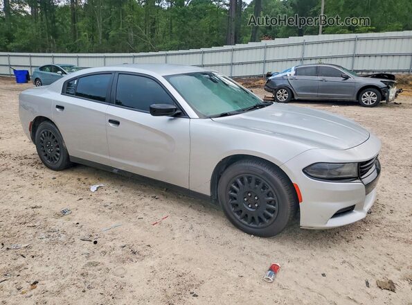 2C3CDXKT4KH757438 2019 DODGE CHARGER Серебряный Передняя правая четверть