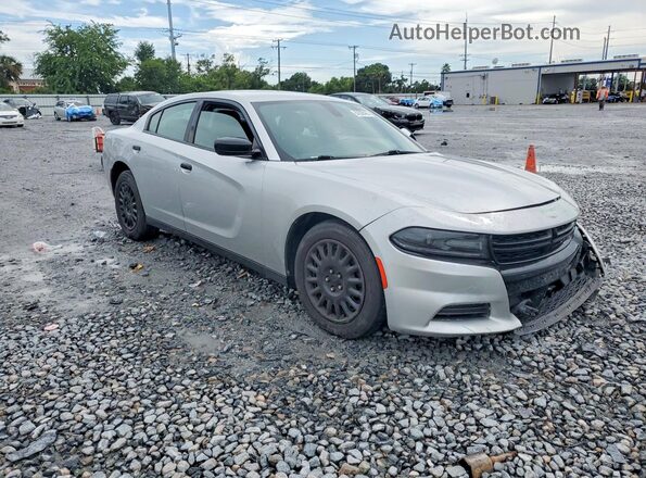 2C3CDXKT5JH285104 2018 DODGE CHARGER Серебряный Передняя правая четверть