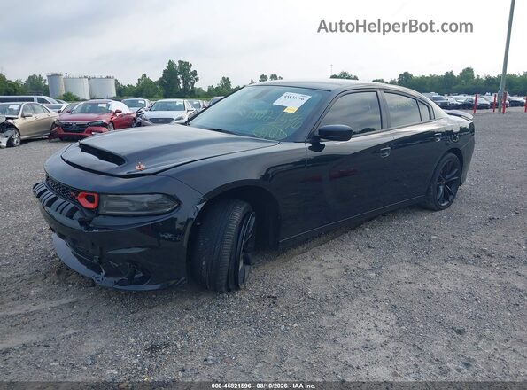 2C3CDXKT5KH514902 2019 DODGE CHARGER Black Առջևի ձախ երեք քառորդ տեսարան