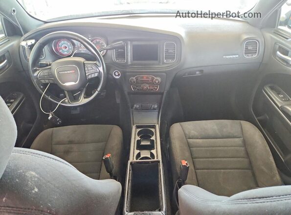 2C3CDXKT5KH647983 2019 DODGE CHARGER White წინა პანელის ხედი