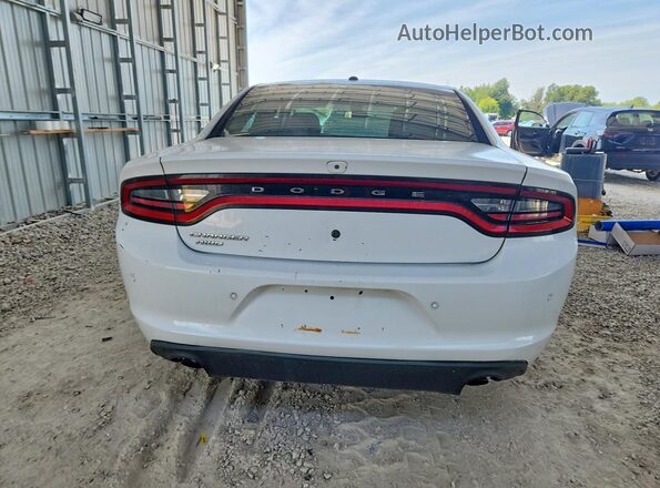 2C3CDXKT5KH647983 2019 DODGE CHARGER White უკანა ხედი