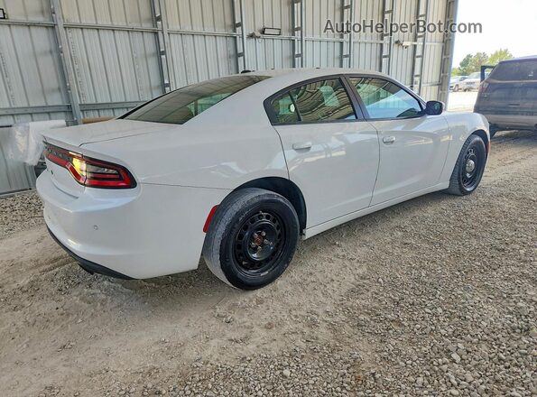 2C3CDXKT5KH647983 2019 DODGE CHARGER White უკანა მარჯვენა