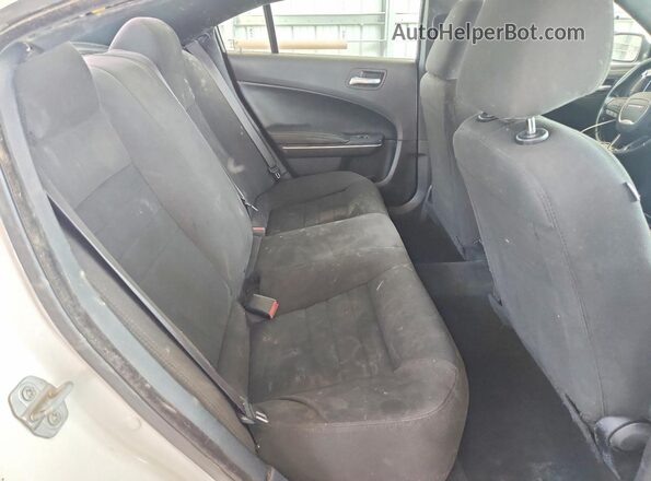 2C3CDXKT5KH647983 2019 DODGE CHARGER White უკანა სავარძლების ხედი
