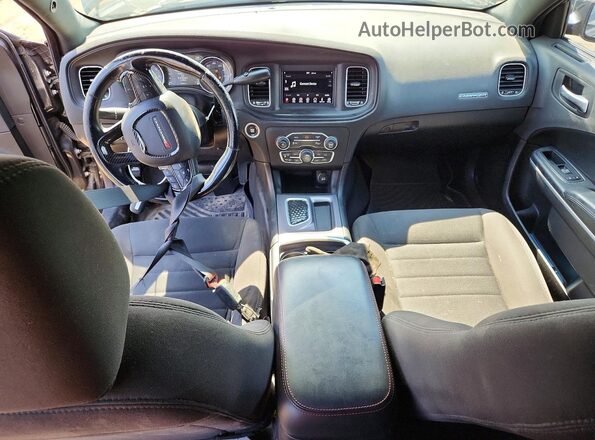 2C3CDXKT6KH539338 2019 DODGE CHARGER Black Dashboard view