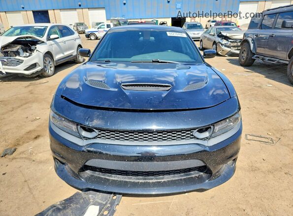 2C3CDXKT6KH539338 2019 DODGE CHARGER Black Front view