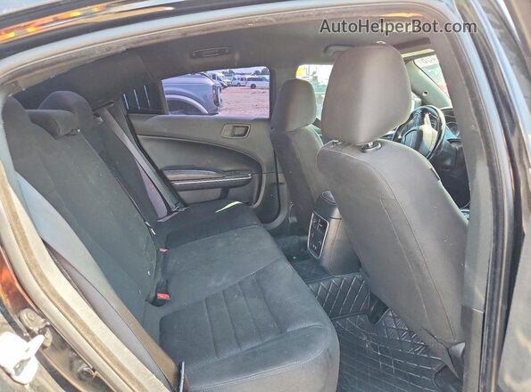 2C3CDXKT6KH539338 2019 DODGE CHARGER Black Rear seats view
