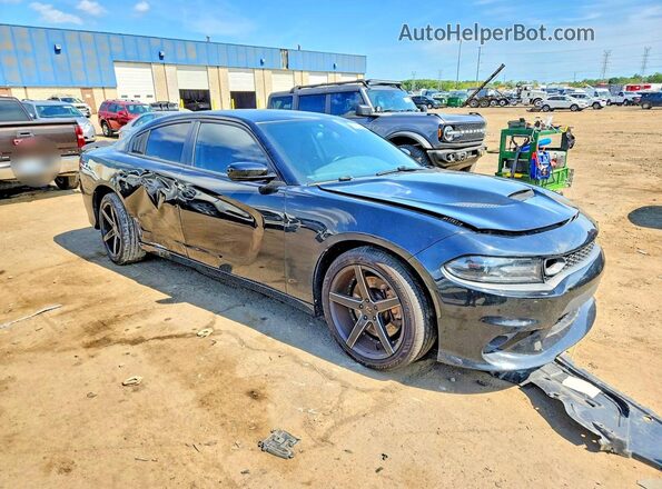 2C3CDXKT6KH539338 2019 DODGE CHARGER Black Front right