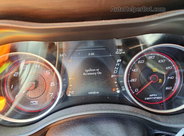 2C3CDXKT6KH539338 2019 DODGE CHARGER Black Instrument cluster view