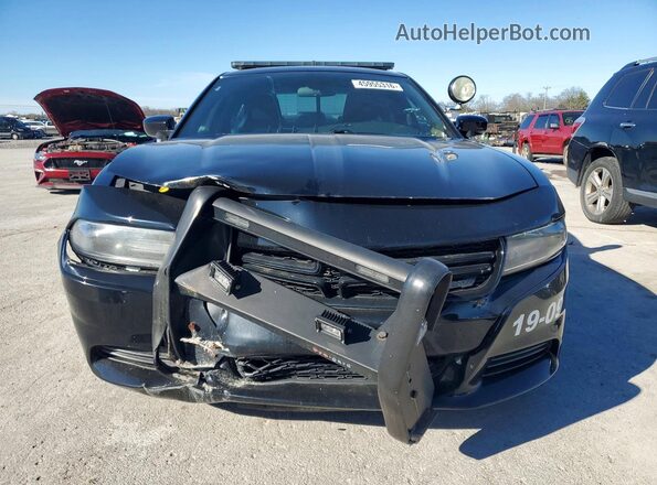 2C3CDXKT6KH726840 2019 DODGE CHARGER Black Front view