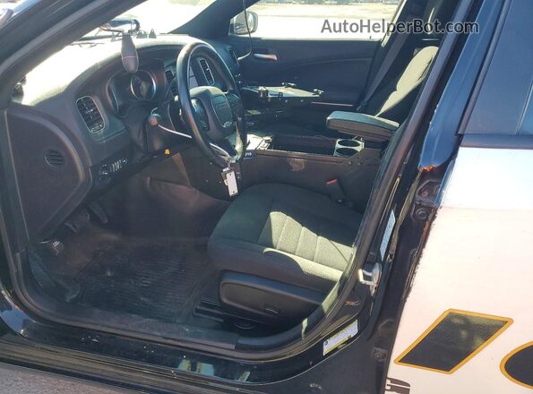 2C3CDXKT6KH726840 2019 DODGE CHARGER Black Front interior view